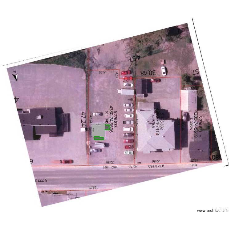 IMPLENTATION CONSIGNACTION. Plan de 3 pièces et 42 m2