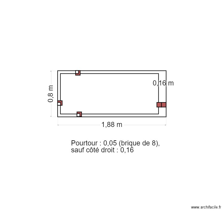 Baignoire. Plan de 0 pièce et 0 m2