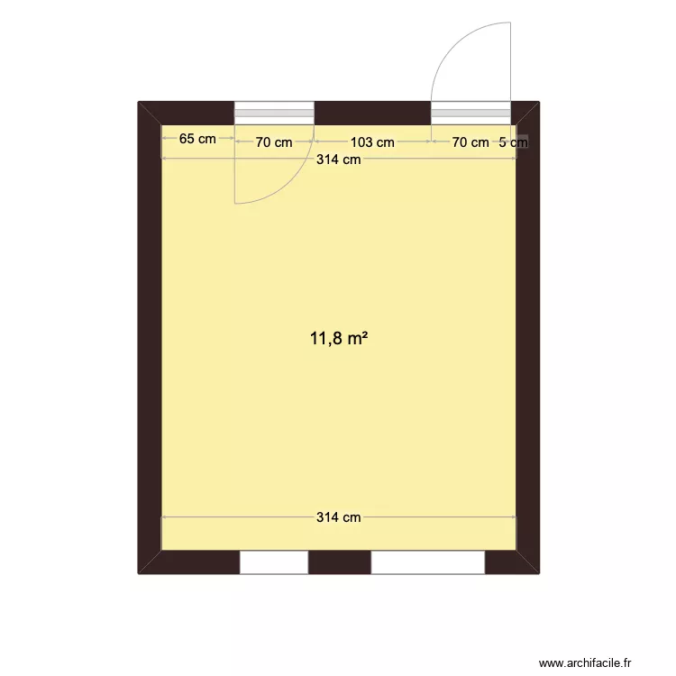 CHAMBRE PARENTALE 2. Plan de 