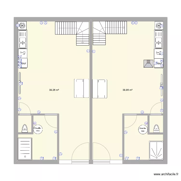 prise rdc forge. Plan de 