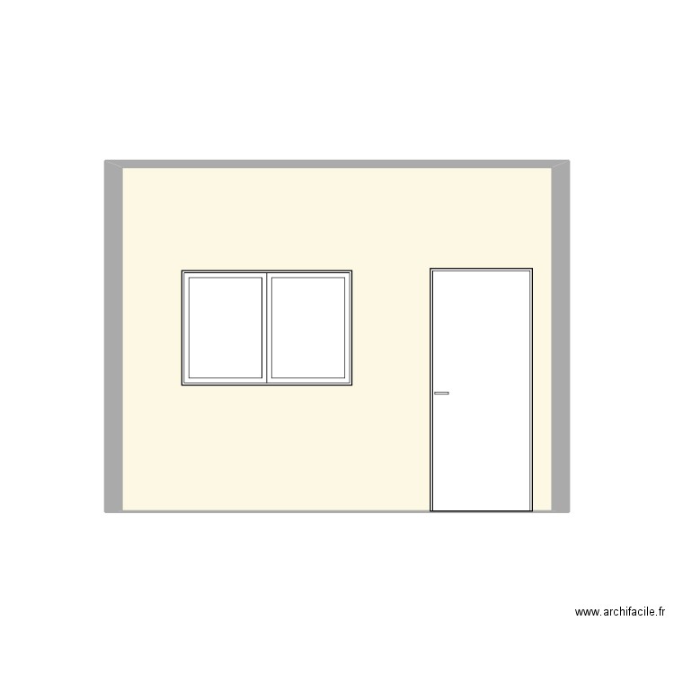 20250324 Projet DUTRY Façade. Plan de 1 pièce et 12 m2