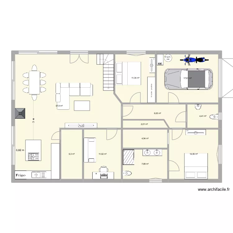 Dommartin. Plan de 11 et 145 m² Dommartin. Plan de 11 et 145 m²