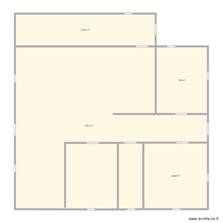 maison bersi. Plan de 4 pièces et 189 m2
