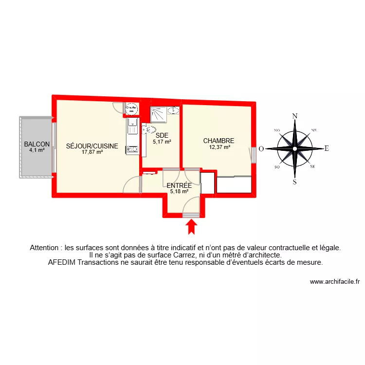 BI 34300. Plan de 11  et 67 m²