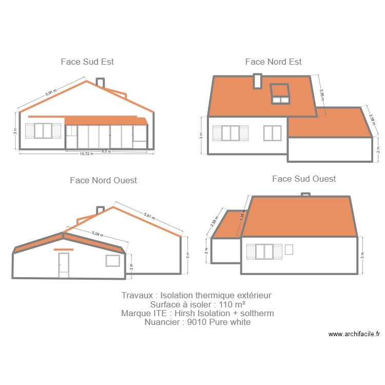 Amarger Catherine - ITE. Plan de 23 pièces et 224 m2