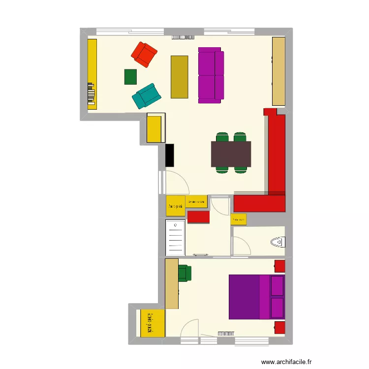 12 VIOLET MEUBLES OPTION 23 11 24. Plan de 