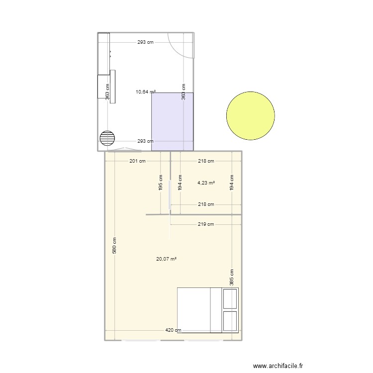 nouvelle sdb. Plan de 0 pièce et 0 m2