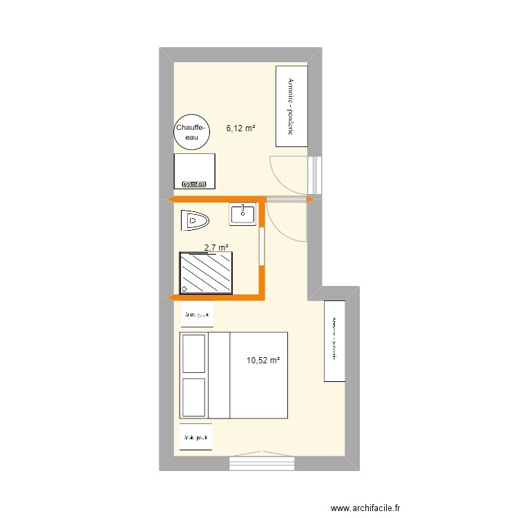 garage Megève. Plan de 0 pièce et 0 m2