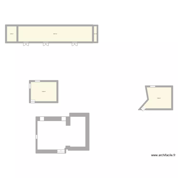 corbara. Plan de 5 et 68 m² corbara. Plan de 5 et 68 m²