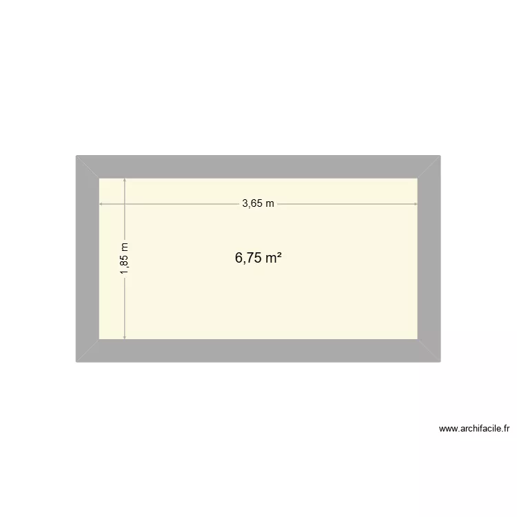 étage. Plan de 1 Pièce et 7 m² étage. Plan de 1 Pièce et 7 m²
