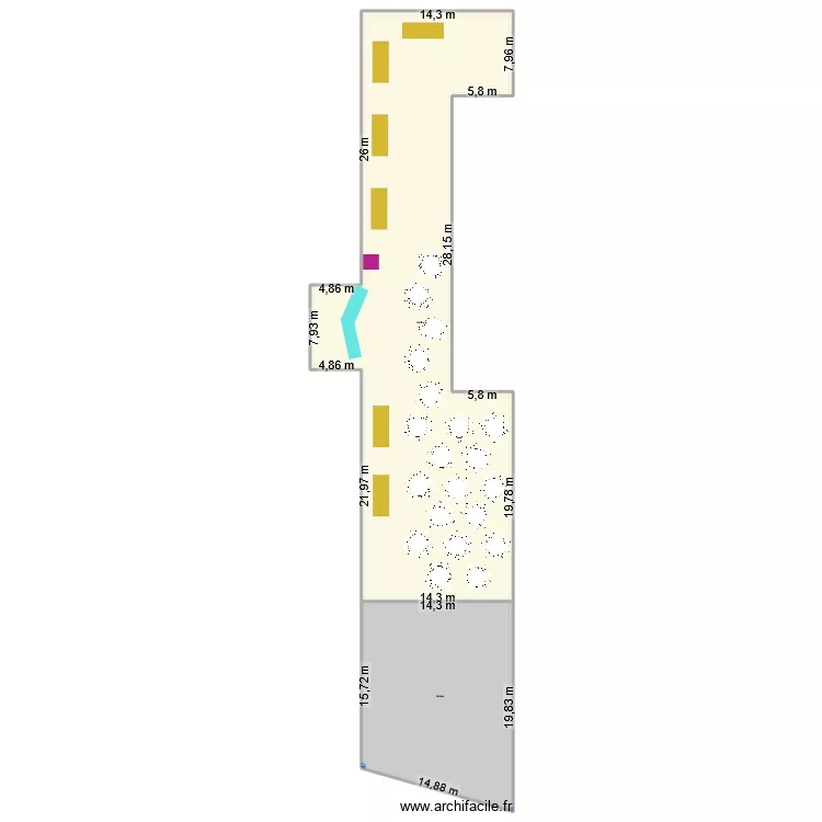 Bioleguma Fr&auml;schels - Top-Event. Plan de 2  et 929 m²