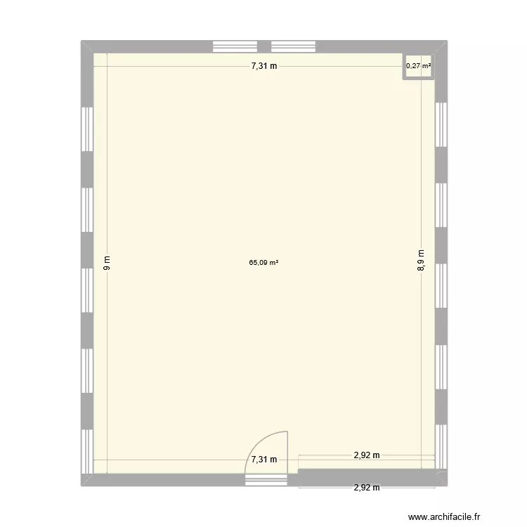 vauban_v1. Plan de 2 et 66 m² vauban_v1. Plan de 2 et 66 m²