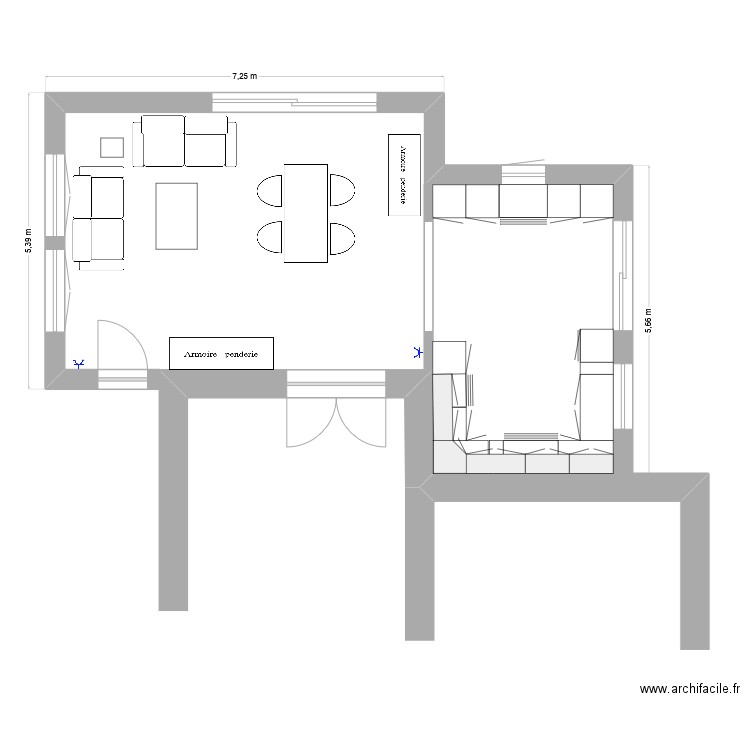 Extention3. Plan de 0 pièce et 0 m2