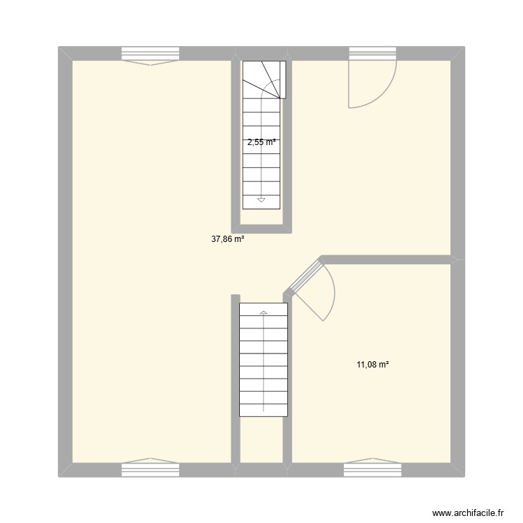 rez de chauss&eacute;e. Plan de 0 pièce et 0 m2