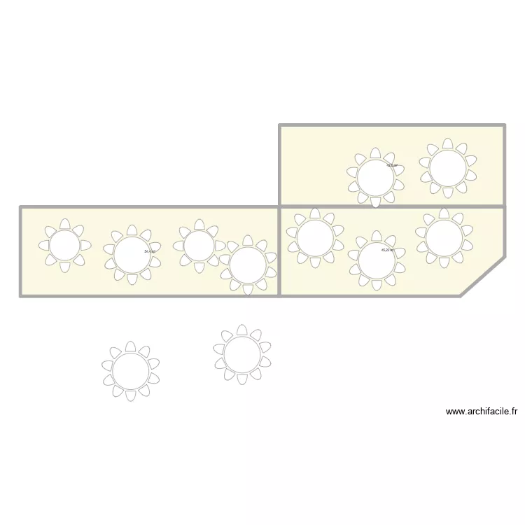 MARIAGE CEDRIC ET SEBASTIEN. Plan de 3 Pièces et 142 m²