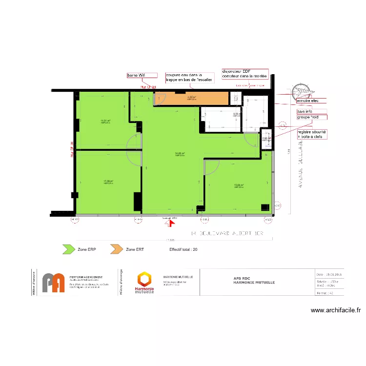 Antibes RDC ERP. Plan de 10 et 96 m² Antibes RDC ERP. Plan de 10 et 96 m²