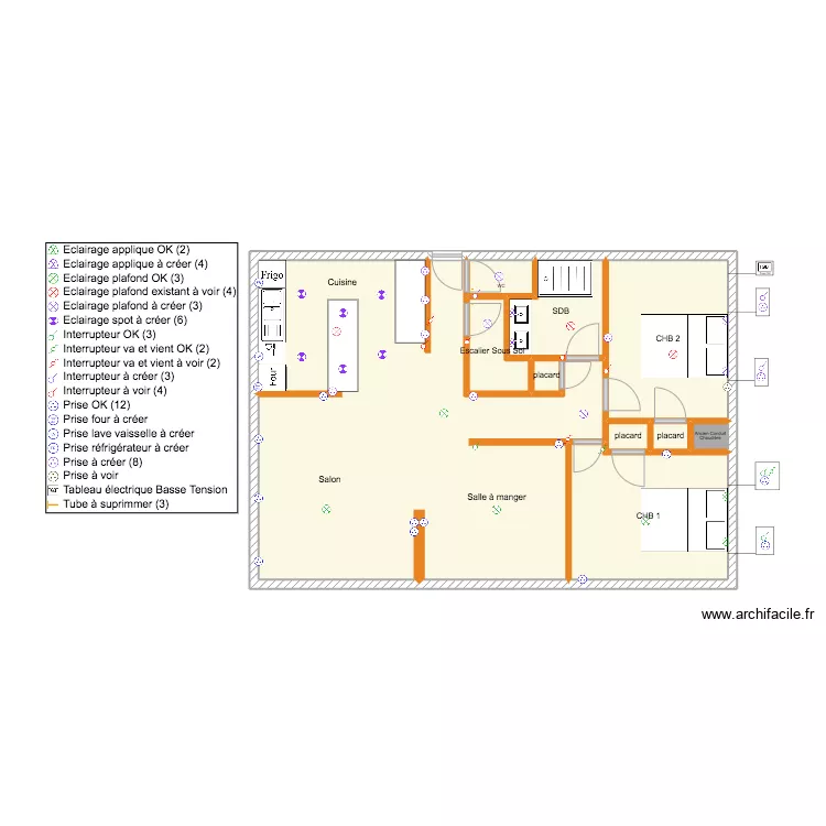 Maison 3. Plan de Maison 3. Plan de