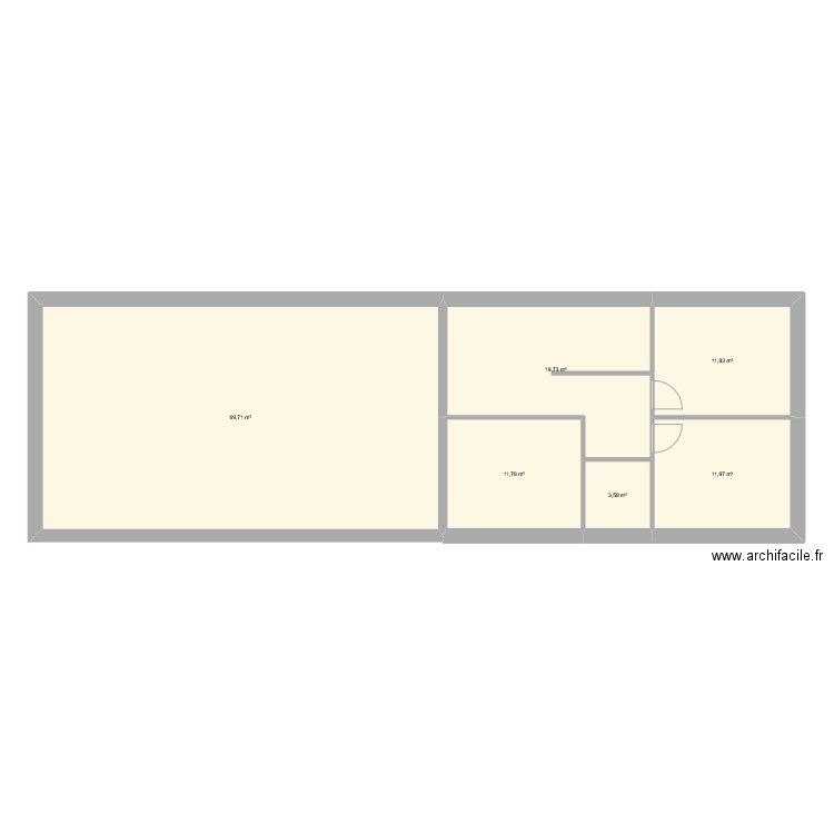 PLAN SAINTES. Plan de 6 pièces et 129 m2