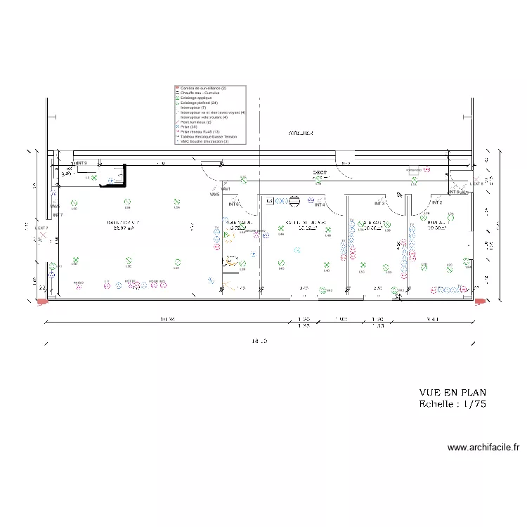 plan batiment. Plan de 