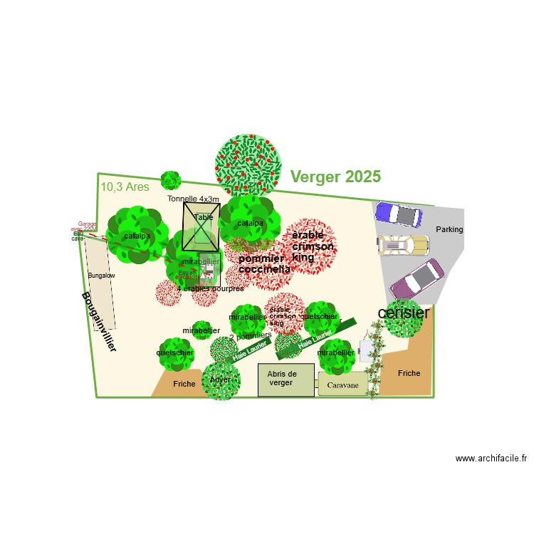 Version 2025 05. Plan de 1 pièce et 16 m2
