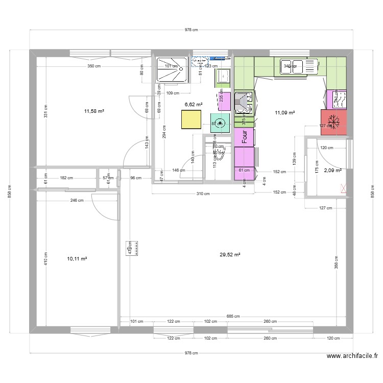 Salle de bain et buanderie. Plan de 0 pièce et 0 m2