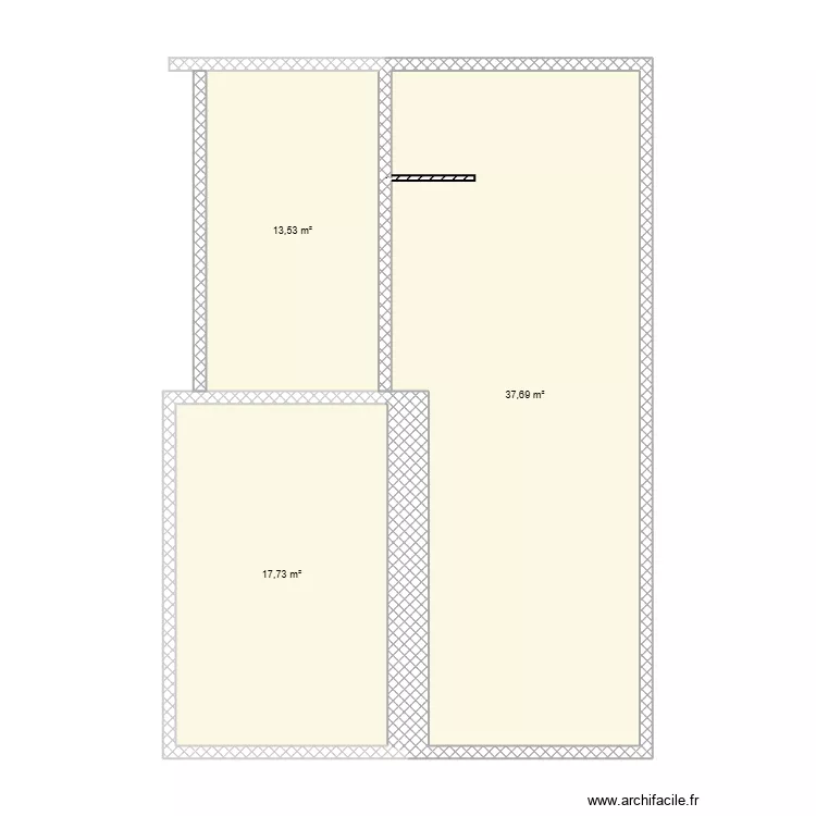 Fellay. Plan de 5 et 70 m² Fellay. Plan de 5 et 70 m²