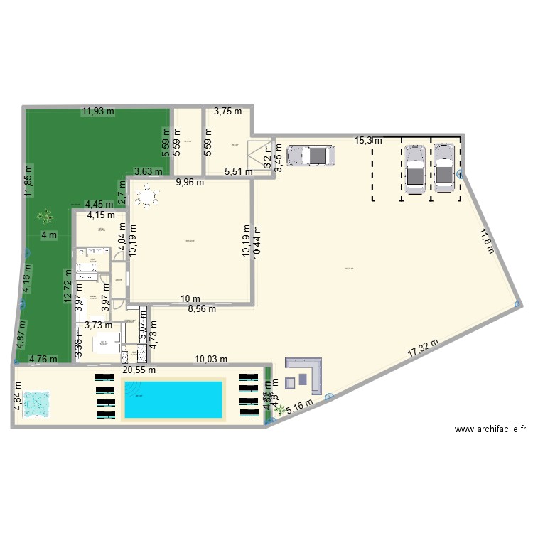 MAISON BORGO LIMITE 4M. Plan de 14 pièces et 846 m2