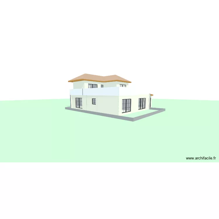 ETAGE 2.1 BIS1. Plan de 17  et 222 m²