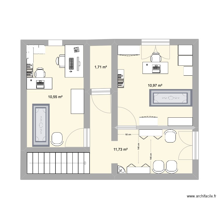 Nex Cabinet RDC. Plan de 0 pièce et 0 m2
