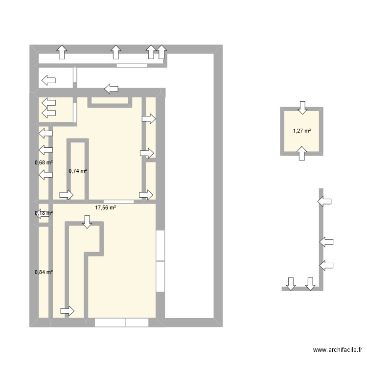 PLAN CHEZ NOUS. Plan de 6 pièces et 21 m2