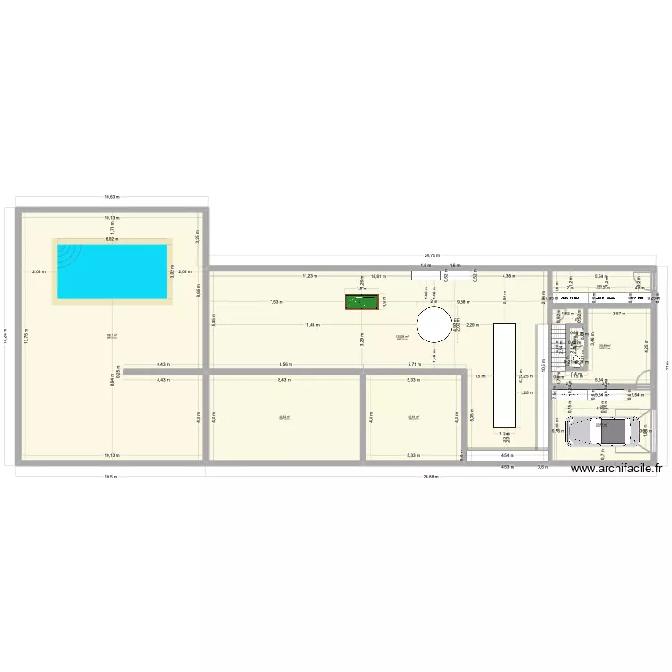 leopold loft. Plan de 8 pièces et 384 m²