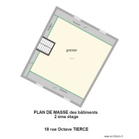 octave tierce PLAN DE MASSE des bâtiments 2 eme étage  