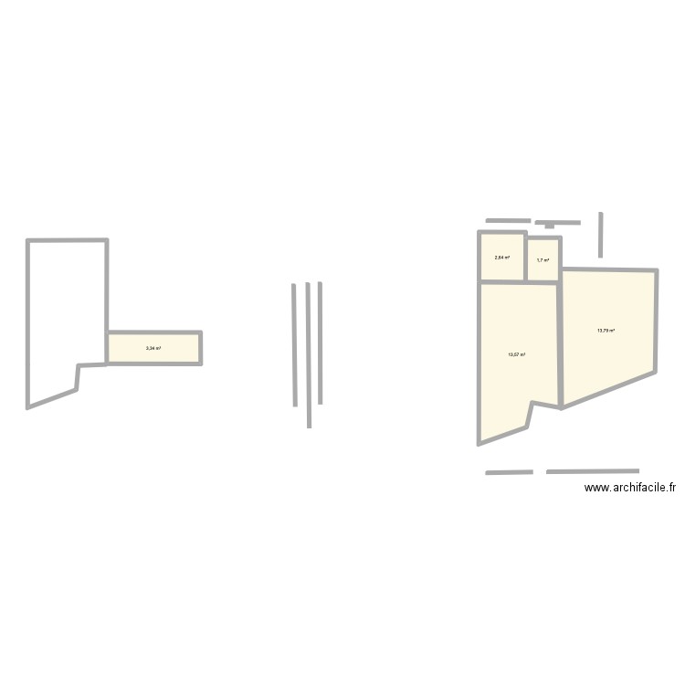 CAB NAMUR. Plan de 5 pièces et 35 m2