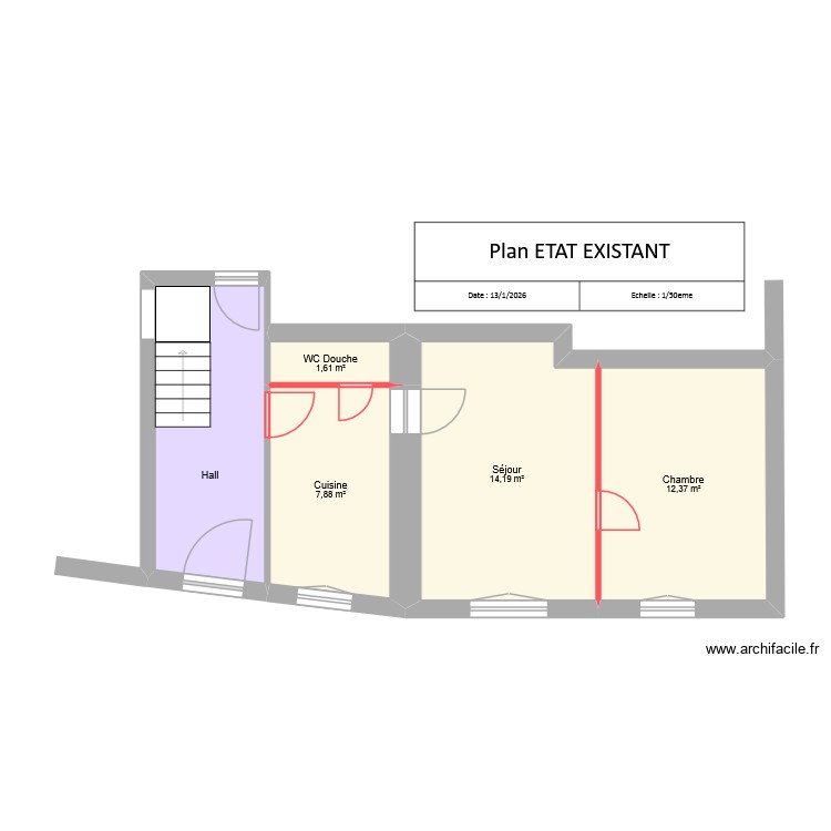 St Francois D\'Assise - Démolition. Plan de 0 pièce et 0 m2