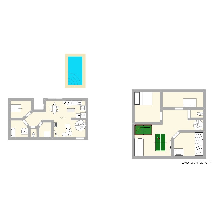 travaille anglais. Plan de 0 pièce et 0 m2