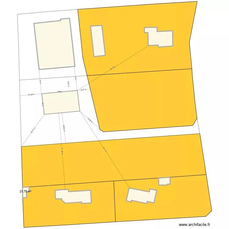 pc 2.2. Plan de 8  et 1789 m²