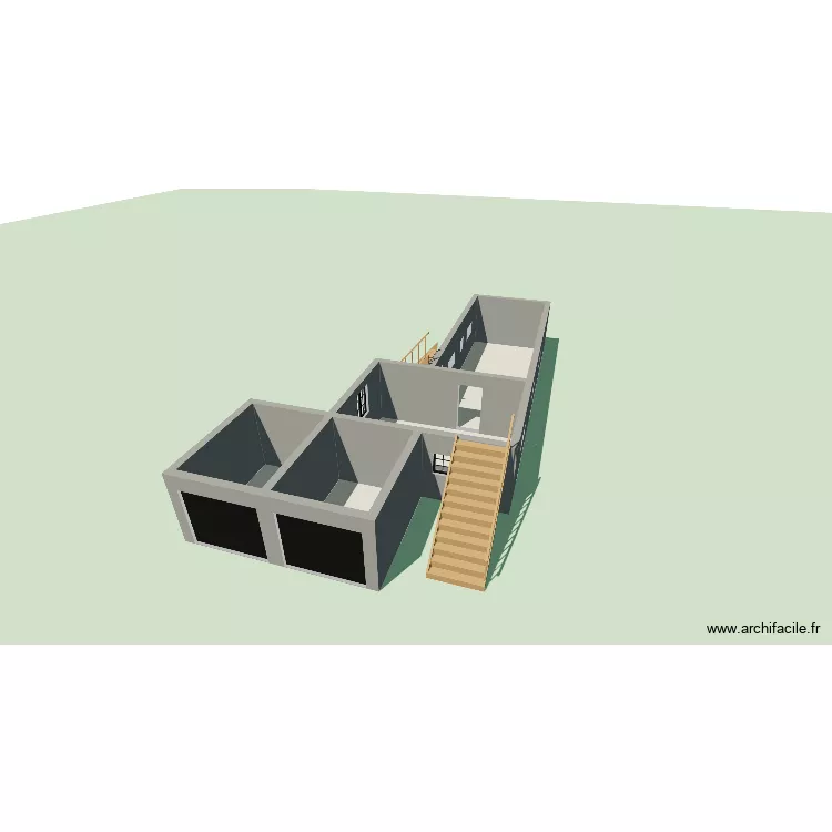 SENECHAS 2. Plan de 4 et 68 m² SENECHAS 2. Plan de 4 et 68 m²