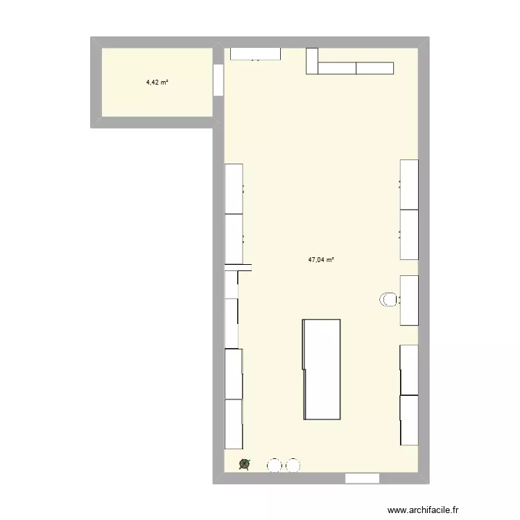 62652. Plan de 2 et 51 m² 62652. Plan de 2 et 51 m²