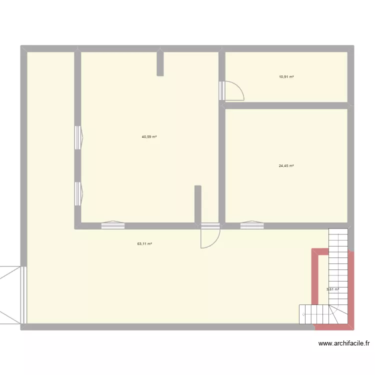 MUM. Plan de 5 pièces et 143 m² MUM. Plan de 5 pièces et 143 m²