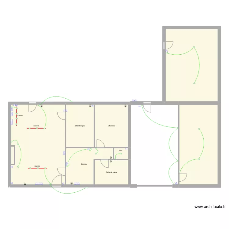 Husson. Plan de 8 et 175 m² Husson. Plan de 8 et 175 m²