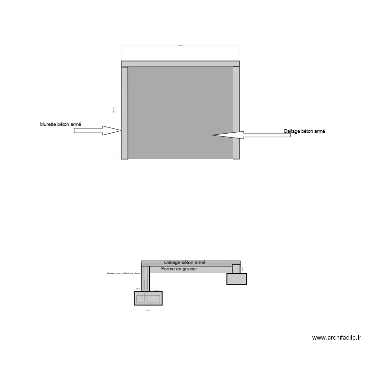 coupe capet. Plan de 0 pièce et 0 m2