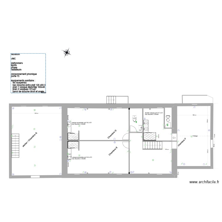 Brigneau 2éme étage déc 23. Plan de 0 pièce et 0 m2