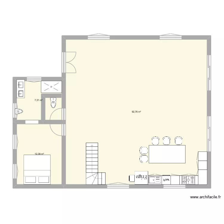 maison portugal. Plan de 3  et 112 m²