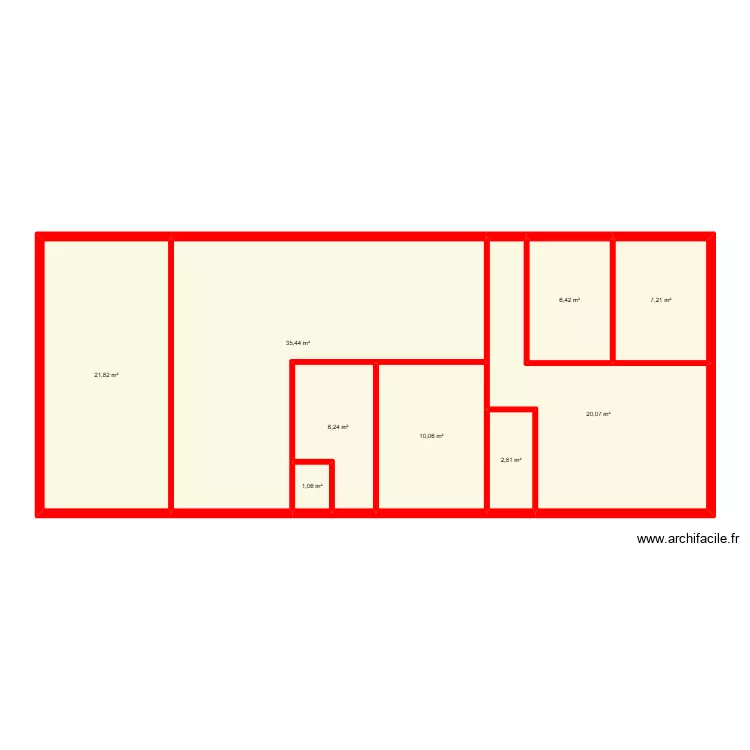 BI 36088. Plan de 9  et 111 m²
