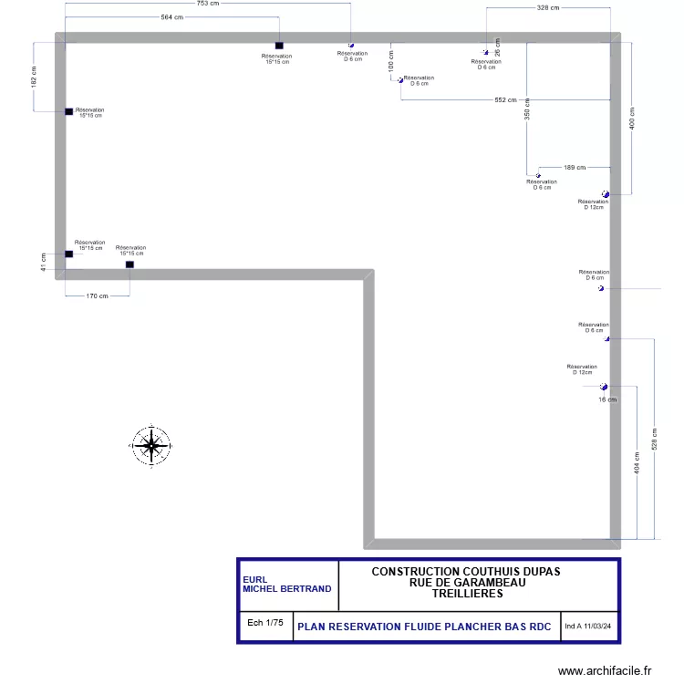 Plan réservation Dupas. Plan de Plan réservation Dupas. Plan de