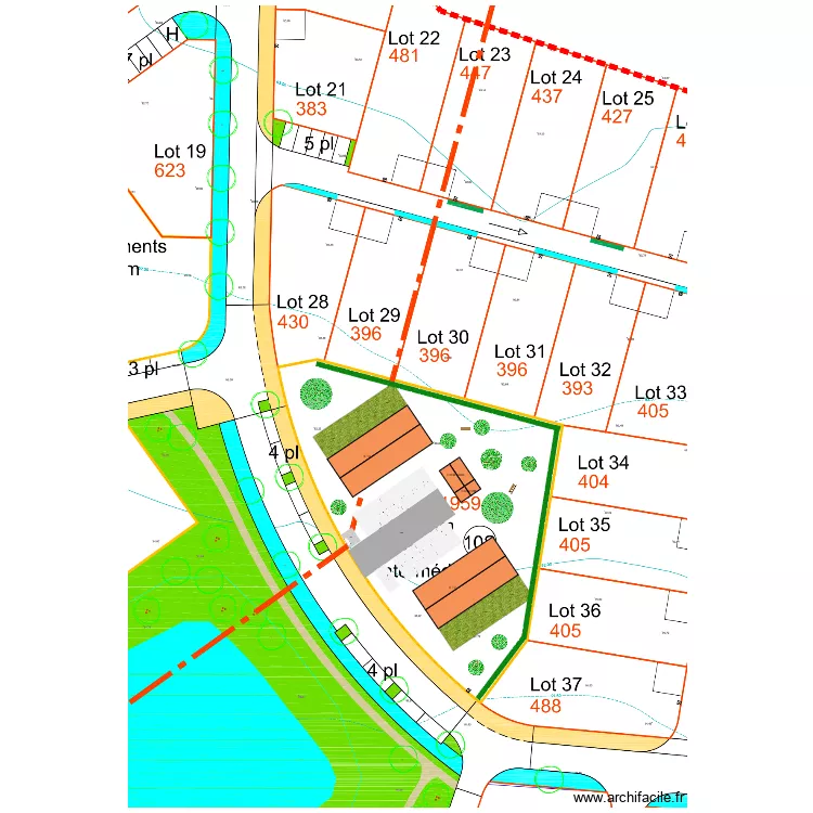St Fulgent LI2. Plan de St Fulgent LI2. Plan de
