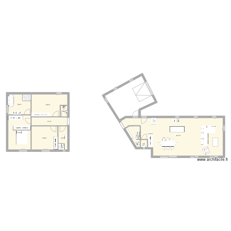 Cuers #1. Plan de 9 pièces et 131 m2