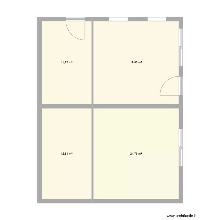 privas. Plan de 4 et 66 m² privas. Plan de 4 et 66 m²