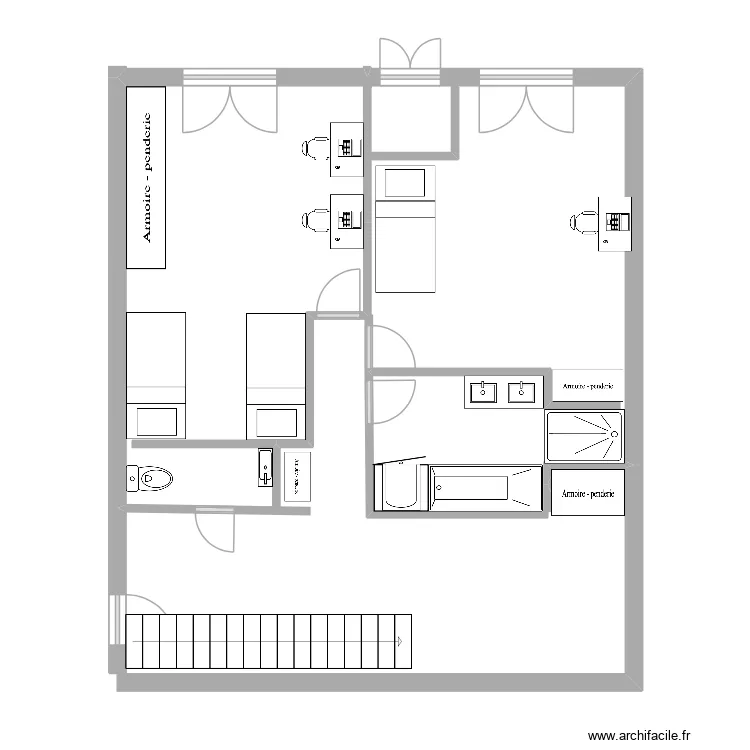 RDC Beaumont id&eacute;e JF. Plan de 