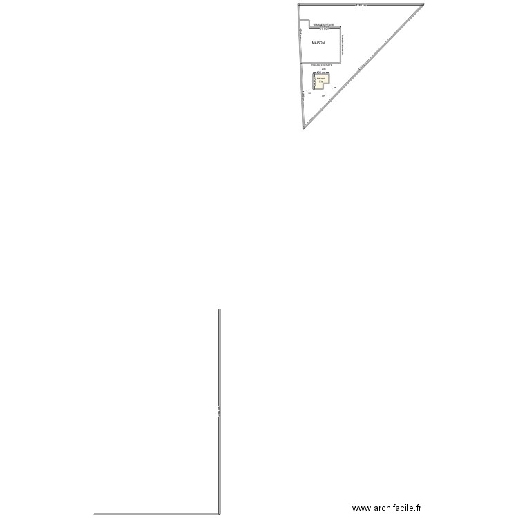 PISCINE COCO. Plan de 1 pièce et 13 m2